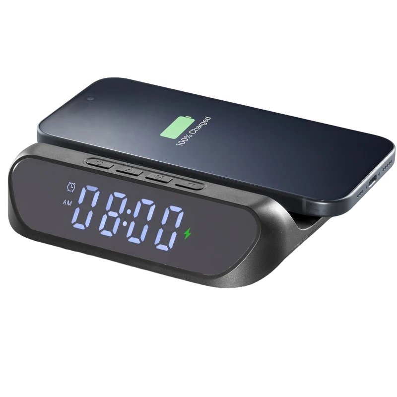 Ceas cu alarmă cellularline smart clock, negru 7