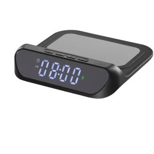 Ceas cu alarmă cellularline smart clock, negru