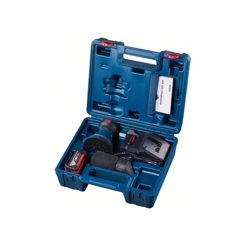 Șlefuitor cu excentric gex 185-li prof 125 mm 18 v 6000-10000 rot/min bosch 2