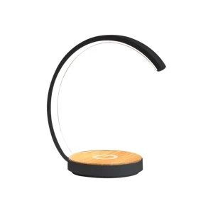 Настольная лампа dt-lm-0012n 12 вт 220 - 240 в led чёрный/дерево elmos