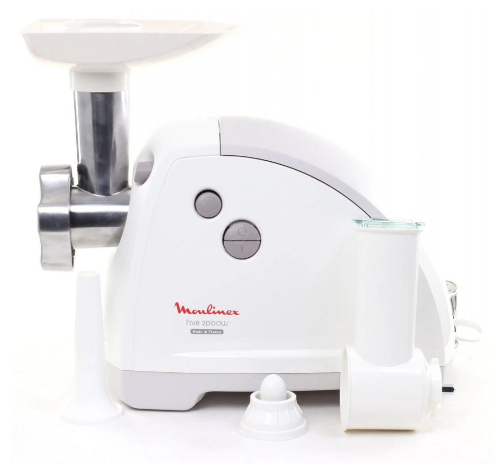 Мясорубка moulinex hv8 me626132, белый 2