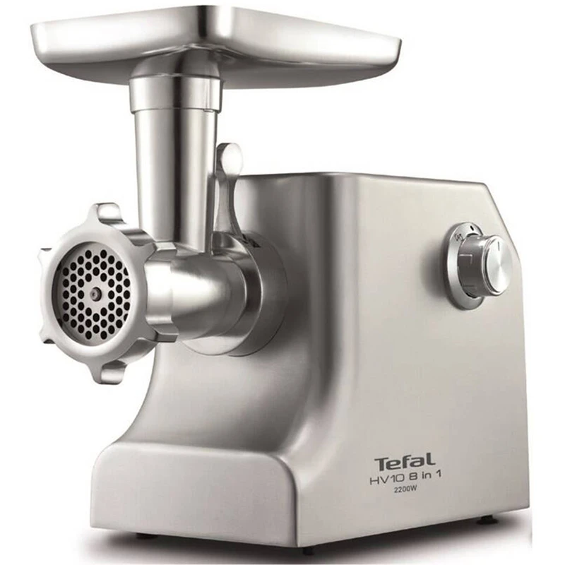 Мясорубка tefal ne-858d38, серебристый 8