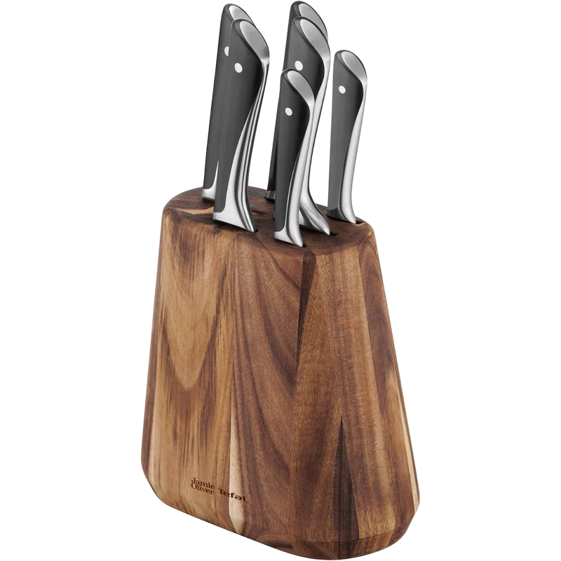 Set de cuțite tefal k267s656, negru / inox 12