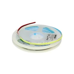 Bandă led cob elmos a320g24v 12 w/m 24 v 5 m verde dc ip20
