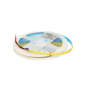 Bandă led cob a320gd24v 12 w/m 24 v 5 m 3000 k dc elmos ip20