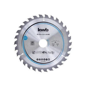 Disc de tăiat lemn 210 * 20 mm kwb