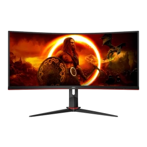 34" Monitor Gaming AOC CU34G2XP/BK, VA 3440x1440 WQHD, Negru