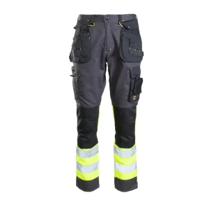 Pantaloni reflectorizanți flash 46 grafit/galben seven kings