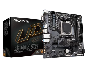 Материнская плата Gigabyte B650M S2H, AM5, AMD B650, Micro-ATX