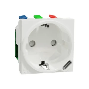 Priză unitară new unica 10 a 220 v alb schneider-electric