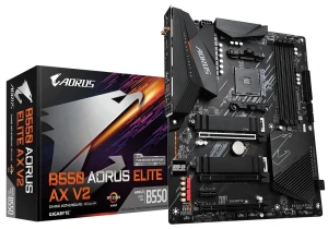 Placă de bază gigabyte b550 aorus elite ax v2, am4, amd b550, atx Thumbnail 5