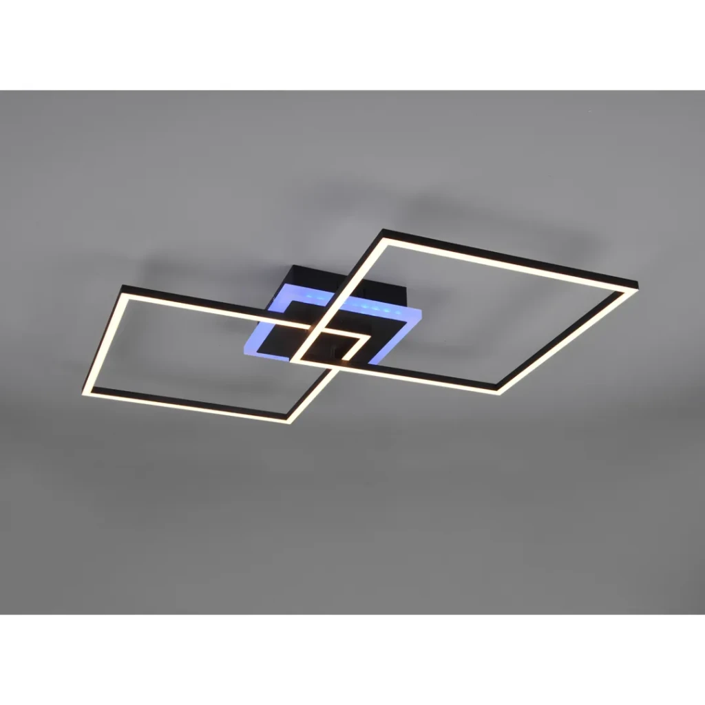 Plafonieră led rgb cu telecomandă arribo 29 w smd 3000 k 220 - 240 v ip20 trio 2