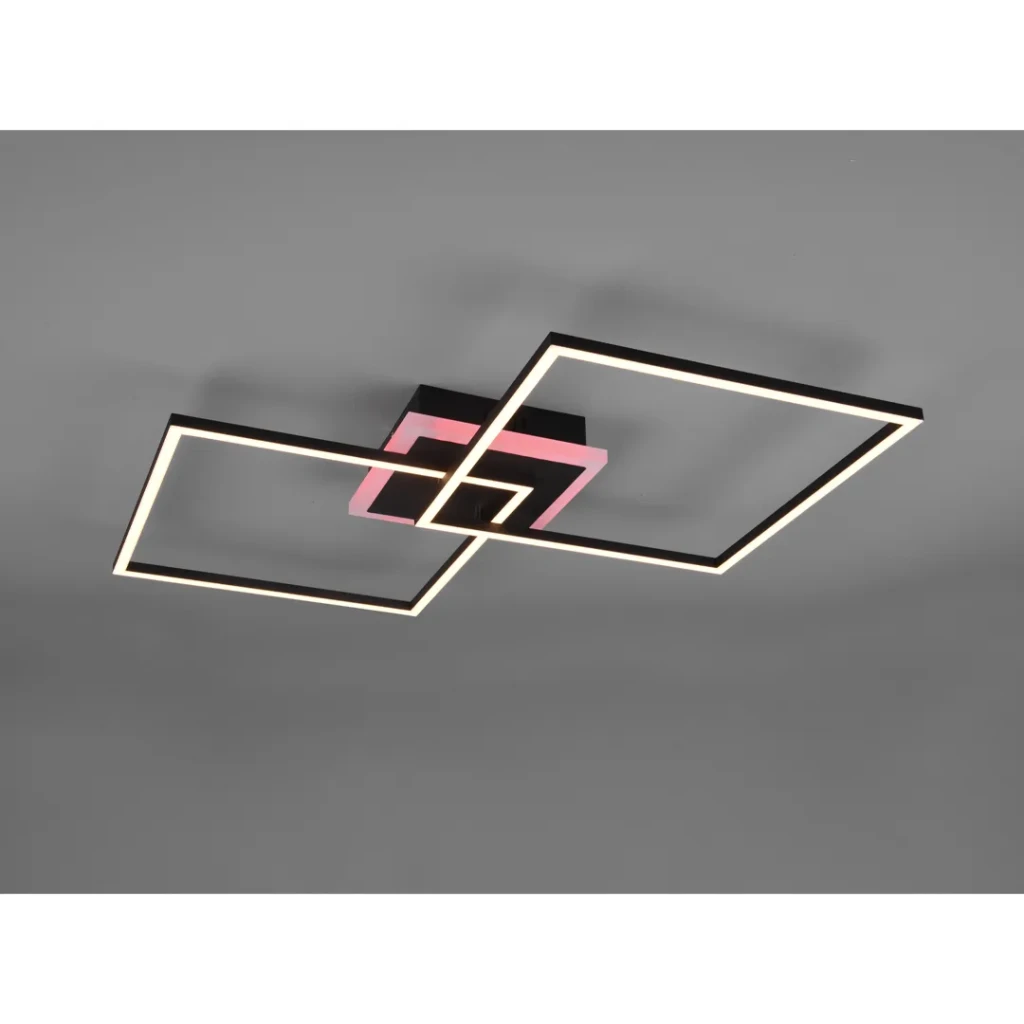 Plafonieră led rgb cu telecomandă arribo 29 w smd 3000 k 220 - 240 v ip20 trio 3