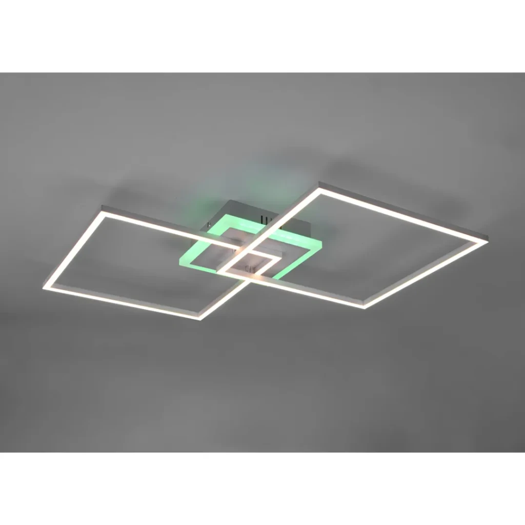 Plafonieră led rgb cu telecomandă arribo 29 w smd 3000 k 220 - 240 v ip20 trio 2
