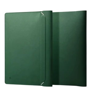 Husă pentru laptop spigen valentinus 13-14", piele artificială, jeju green Thumbnail 3