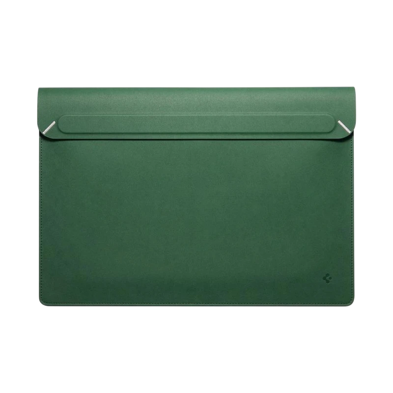 Husă pentru laptop spigen valentinus 15-16", piele artificială, jeju green 4