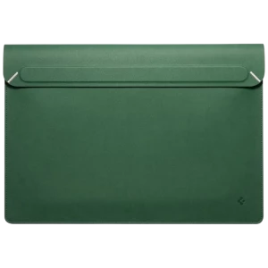 Футляр для ноутбука Spigen Valentinus 15-16", Искусственная кожа, Jeju Green