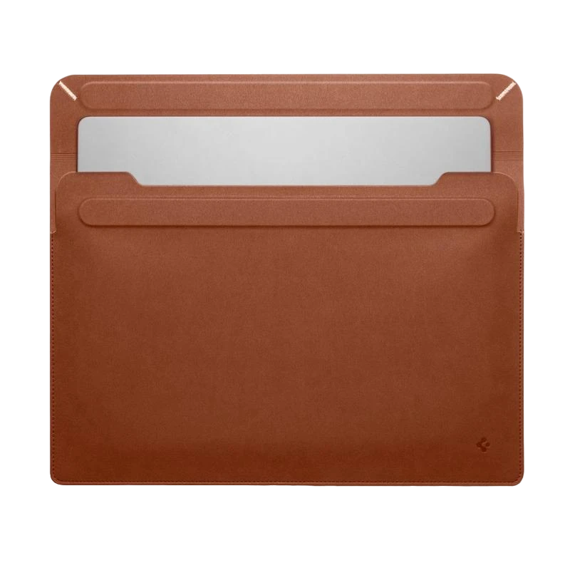 Футляр для ноутбука spigen valentinus 15-16", искусственная кожа, коричневый 3