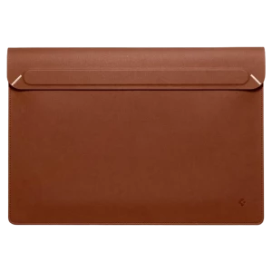 Футляр для ноутбука Spigen Valentinus 15-16", Искусственная кожа, Коричневый
