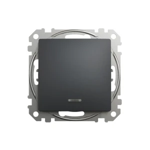 Întrerupător unitar cu indicator sedna new 10 a 250 v antracit schneider-electric