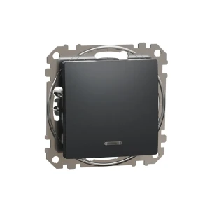 Întrerupător cap scară cu indicator sedna new 10 a 250 v antracit schneider-electric