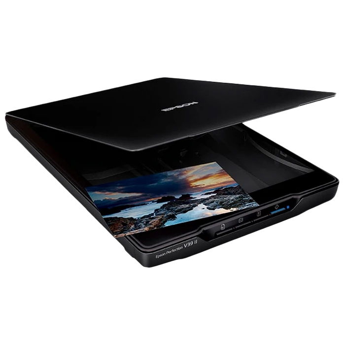 Планшетный сканер epson perfection v39ii, a4, чёрный 9