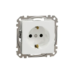 Внутренняя розетка заглушка sedna new 16 a 250 в белый schneider-electric