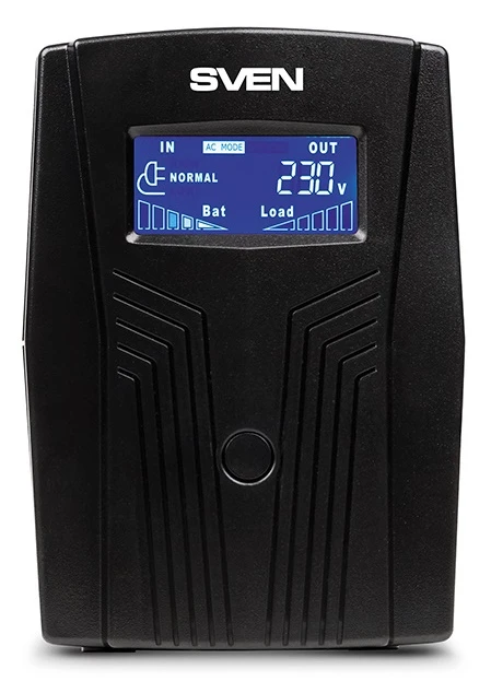 Sursă de alimentare neîntreruptibilă sven pro  50 lcd, linear-interactiv, 650va, turn 3