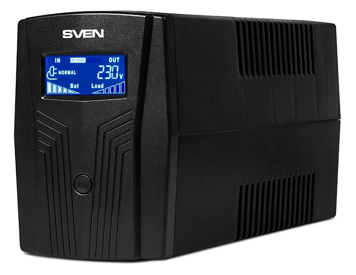 Sursă de alimentare neîntreruptibilă sven pro  50 lcd, linear-interactiv, 650va, turn 2