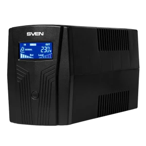 Sursă de alimentare neîntreruptibilă SVEN Pro  50 LCD, Linear-interactiv, 650VA, Turn