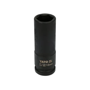 Cap cheie tubulară de impact hexagonal 18 mm 1/2" 78 mm yato