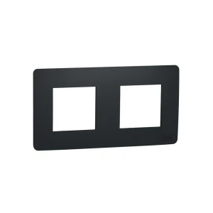 Ramă cu 2 locuri unica studio antracit 4 module schneider-electric