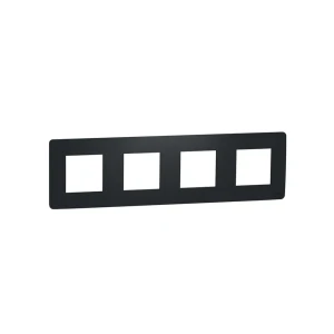Ramă cu 4 locuri unica studio antracit 8 module schneider-electric