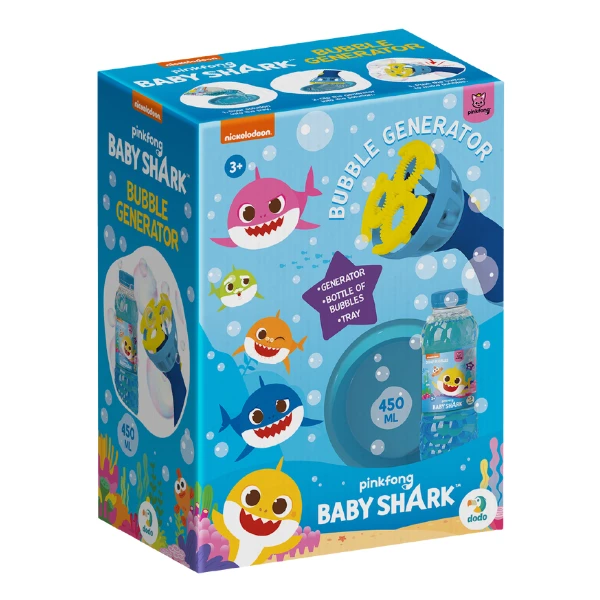 Suflantă cu bule "baby shark", 450 ml 3