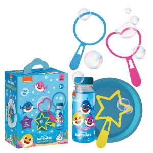 Set pentru baloane de săpun "baby shark", 150 ml