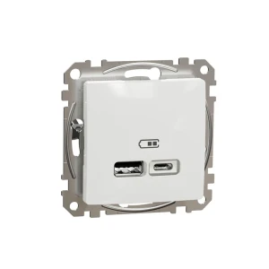 Priză usb sedna new 2.4 a 220 - 240 v alb schneider-electric