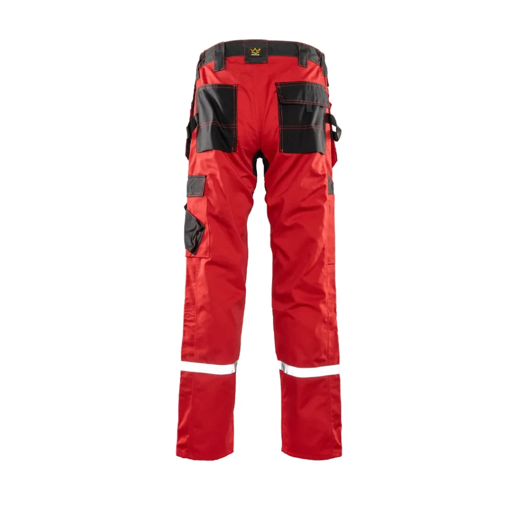 Pantaloni de lucru rubin 52 roșu seven kings 3