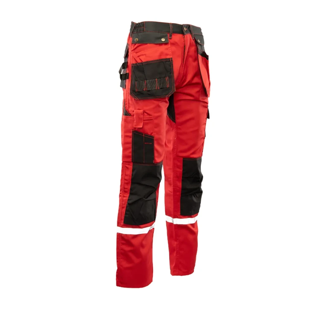 Pantaloni de lucru rubin 52 roșu seven kings 2