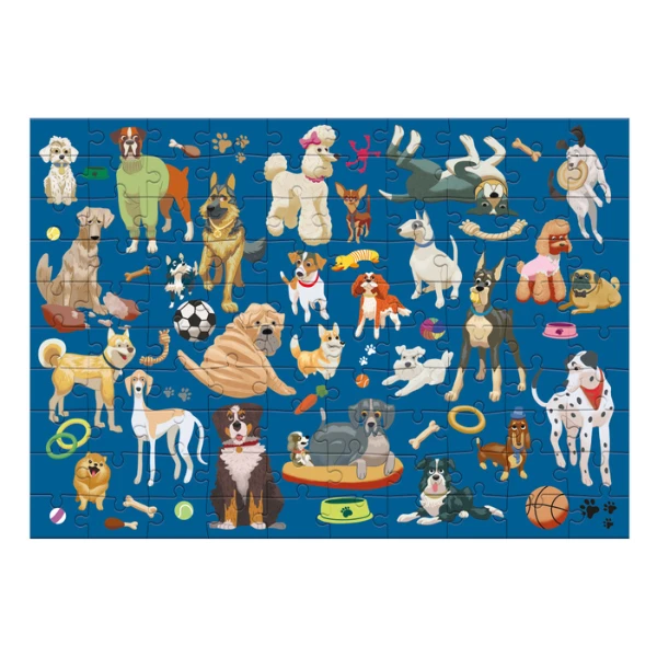 Puzzle "zilele cățeilor", seria doggy days, 100 elem. 2