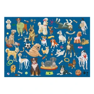 Puzzle "zilele cățeilor", seria doggy days, 100 elem. Thumbnail 2