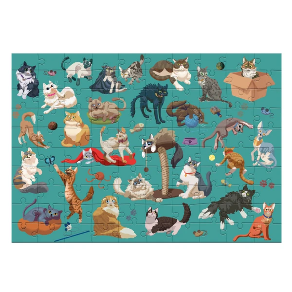 Puzzle "pisici haioaseă", seria funny cats, 100 elem. 2