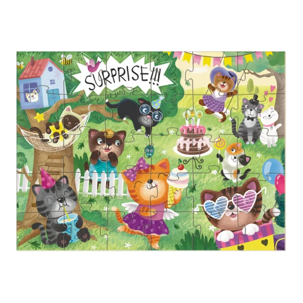 Puzzle "petrecerea pisicuțelor", seria fantasy, 30 elem. 2
