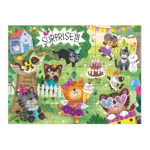 Puzzle "petrecerea pisicuțelor", seria fantasy, 30 elem. Thumbnail 2