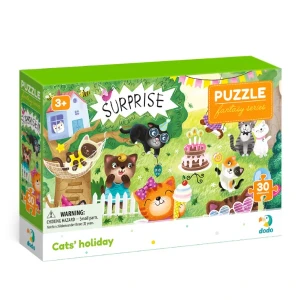 Puzzle "petrecerea pisicuțelor", seria fantasy, 30 elem. Thumbnail 3