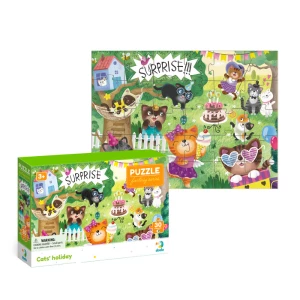 Puzzle &quot;Petrecerea pisicuțelor&quot;, seria Fantasy, 30 elem.