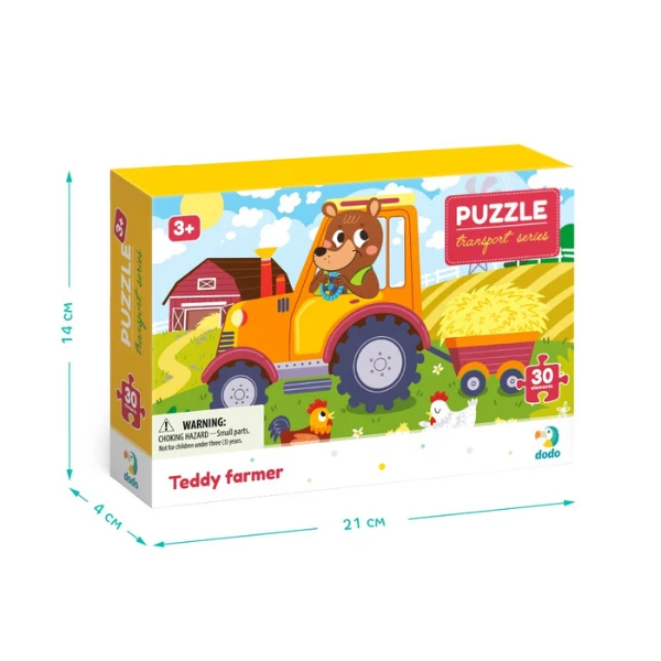 Puzzle "ursulețul fermier", seria transport, 30 elem. 5