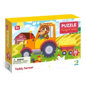 Puzzle "ursulețul fermier", seria transport, 30 elem. Thumbnail 3