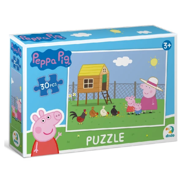 Puzzle "peppa și puișorii", seria purcelușa peppa, 30 elem. 3