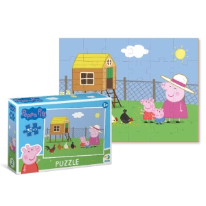 Puzzle &quot;Peppa și puișorii&quot;, seria Purcelușa Peppa, 30 elem.