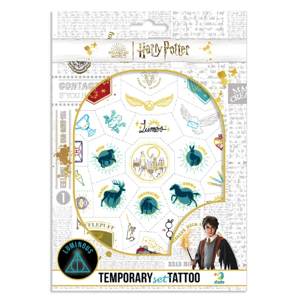 Set de tatuaje temporare pentru copii "harry potter: simboluri" 3